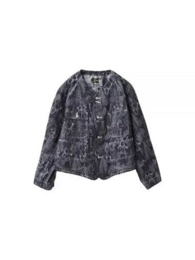 24 Short Coverall Indigo OT171 Jacket - NEEDLES - BALAAN 1