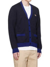 Baby Fox Patch Regular Cardigan Navy - MAISON KITSUNE - BALAAN 3