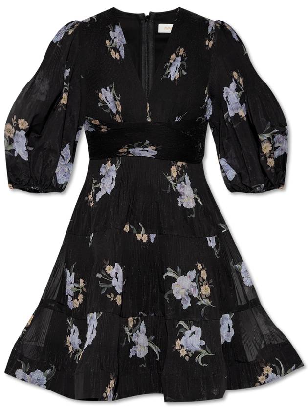 Zimmermann Dress With Floral Motif, Women's, Black - ZIMMERMANN - BALAAN 1