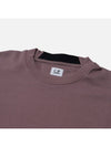 Diagonal Raised Fleece Lens Sweatshirt Purple - CP COMPANY - BALAAN 3