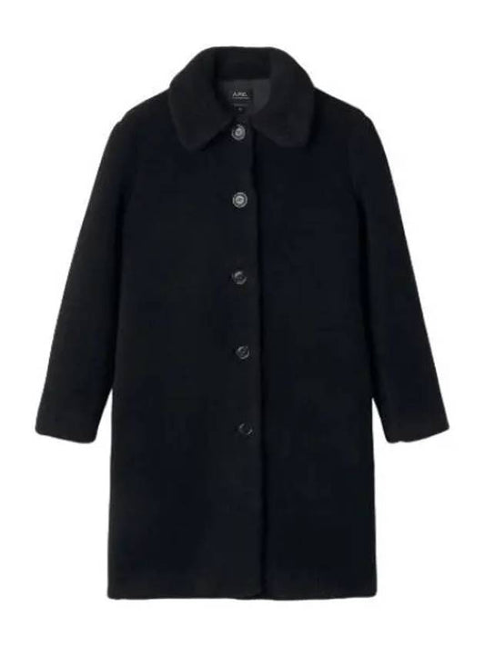 Katelyn shearling coat black - A.P.C. - BALAAN 1