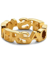 Logo Ring Gold - VERSACE - BALAAN 8