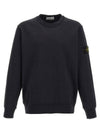 Compass Patch Cotton Sweatshirt Navy - STONE ISLAND - BALAAN 2