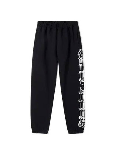 U column sweatpants black SWEATPANT - ARIES - BALAAN 1