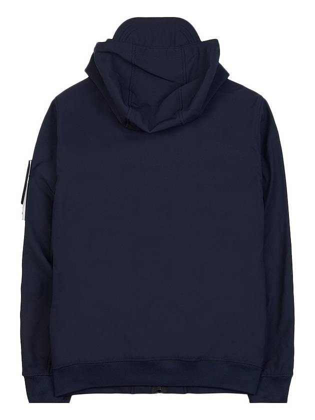 Soft Shell RE Dye Technology Hooded Jacket Navy - STONE ISLAND - BALAAN 3