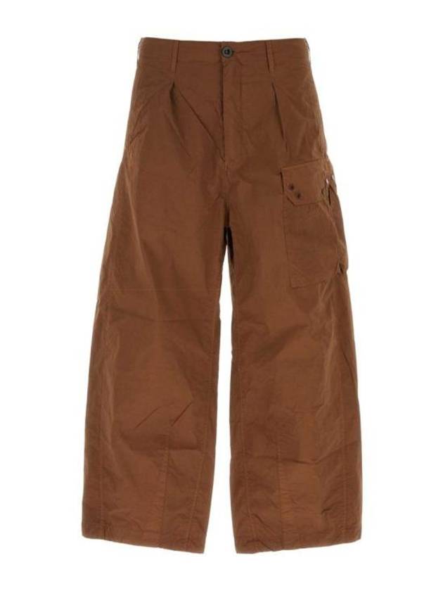 Flap Pocket Cargo Straight Pants Brown - TEN C - BALAAN 2