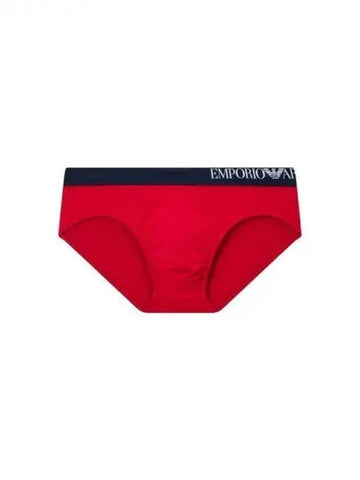 UNDERWEAR Men s Side Logo Band Briefs Red 270030 - EMPORIO ARMANI - BALAAN 1