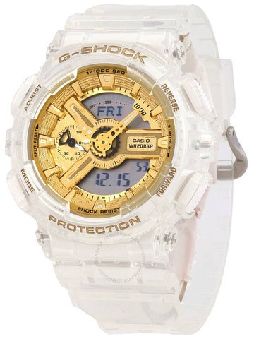 Casio G-SHOCK Quartz Analog-Digital Gold Dial Ladies Watch GMA-S110SG-7A - CASIO - BALAAN 1