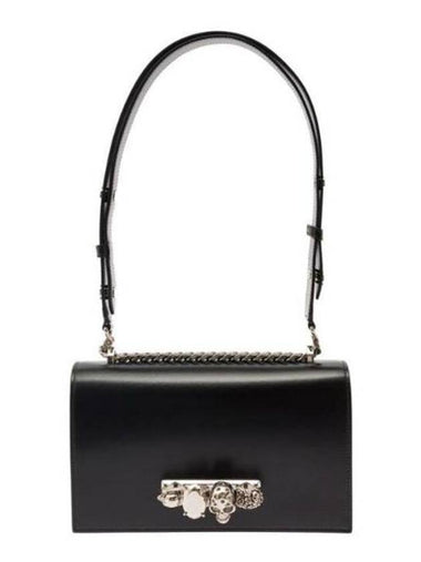 Jewel Satchel Cross Bag Black - ALEXANDER MCQUEEN - BALAAN 1