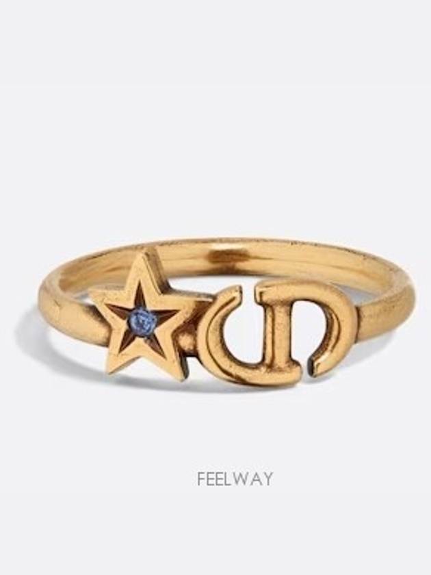 Lucky Charms Ring Antique Gold - DIOR - BALAAN 3