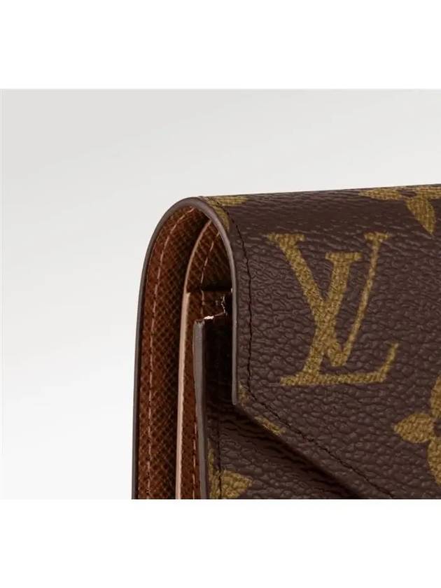 Victorine Monogram Half Wallet Brown - LOUIS VUITTON - BALAAN 3