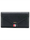 Envelope Continental Long Wallet Black - THOM BROWNE - BALAAN 1