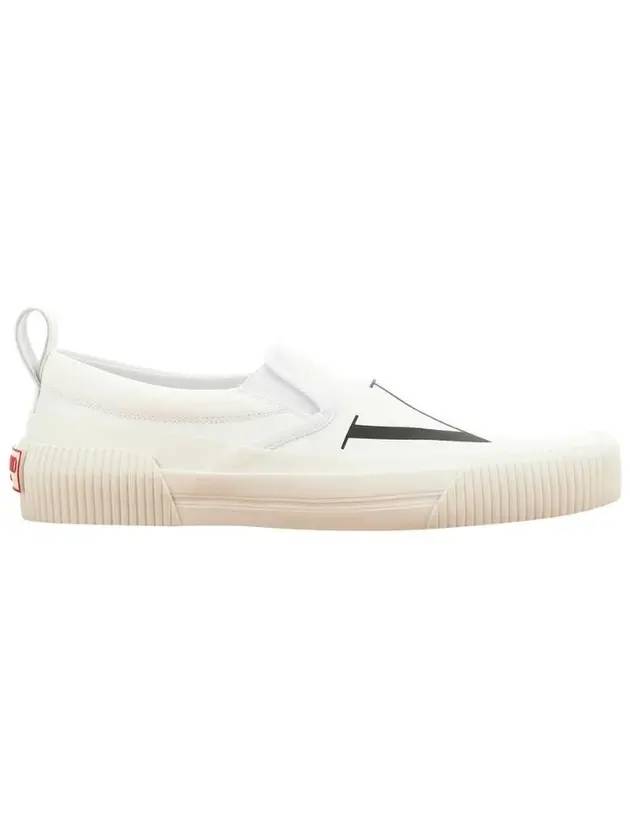 VLTN Canvas Slip-On White - VALENTINO - BALAAN 1