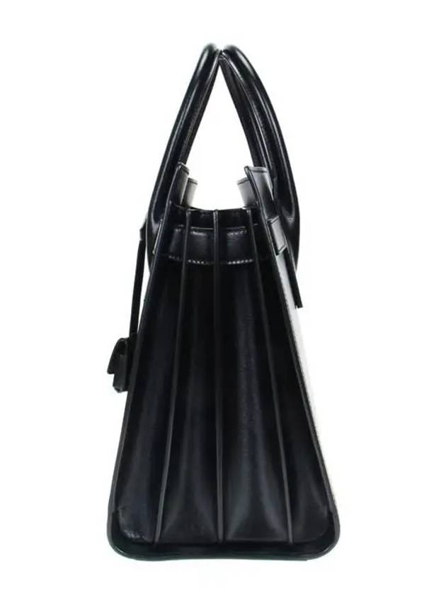 Sac De Jour Classic Small Tote Bag Black - SAINT LAURENT - BALAAN 4