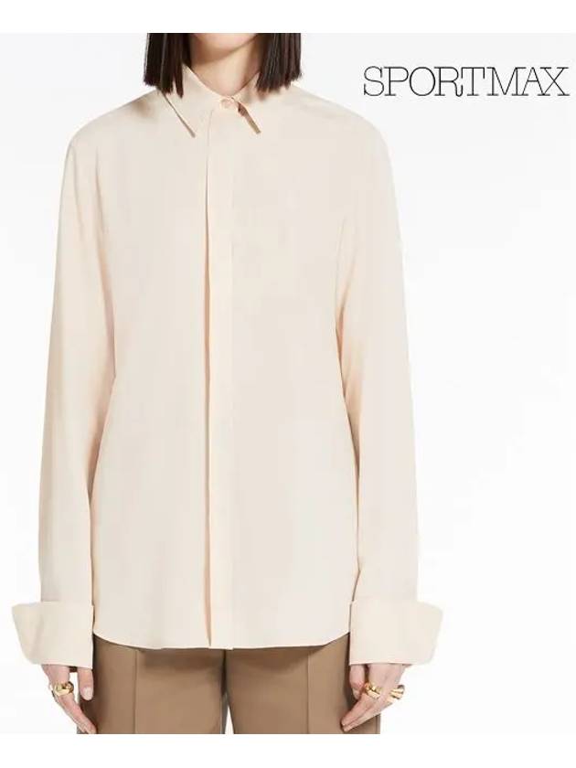 Sportmax YEN silk blend blouse pink YEN 2321160139 015 - MAX MARA - BALAAN 5