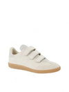 Beth Logo Leather Low Top Sneakers Beige - ISABEL MARANT - BALAAN 2