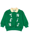 Kids collar sweatshirt 2422015975 GREEN - MINI RODINI - BALAAN 1