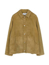 Corduroy Cotton Jacket Dark Beige - LOEWE - BALAAN 2