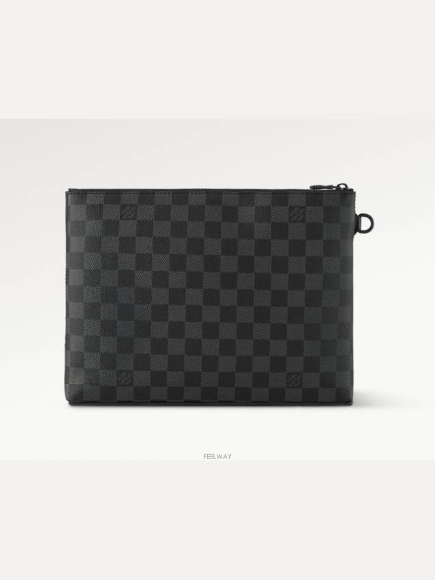 Takeoff Damier Pouch Bag Grey - LOUIS VUITTON - BALAAN 6