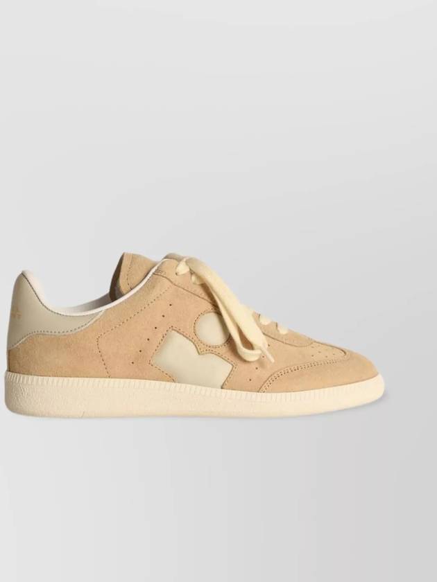 Bryce Suede Low Top Sneakers Beige - ISABEL MARANT - BALAAN 2