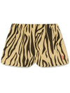 Kids Zebra Pattern Short Pants Yellow S23049 247AZ - THE ANIMALS OBSERVATORY - BALAAN 1