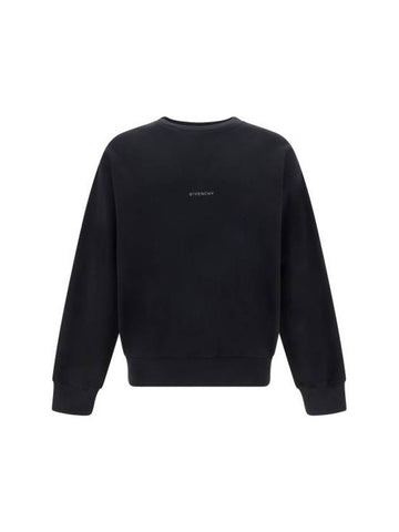 Boxy Fit Sweatshirt Black - GIVENCHY - BALAAN 1