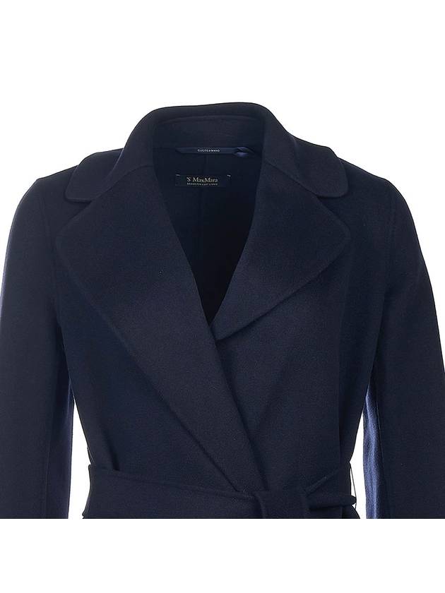 Poldo Wool Single Coat Midnight Blue - MAX MARA - BALAAN.