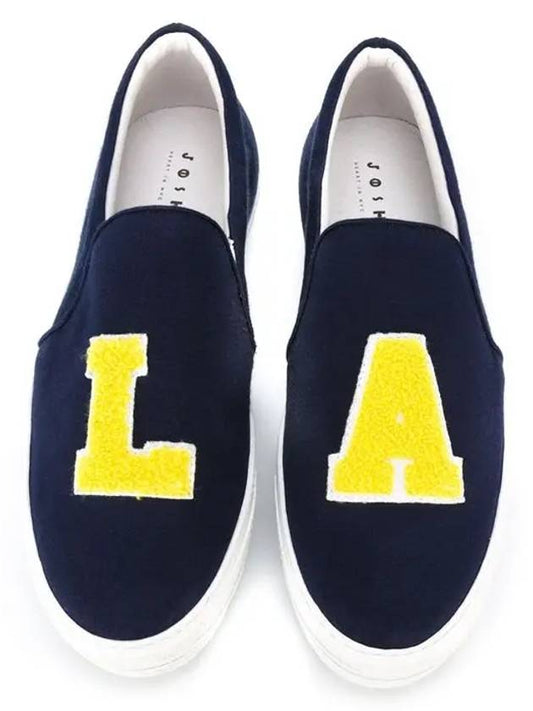 LA Jersey Terry Patch Slip-On Blue - JOSHUA SANDERS - BALAAN.