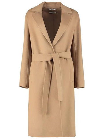 Pauline Wool Coat Camel 19011041600 045 - MAX MARA - BALAAN 1