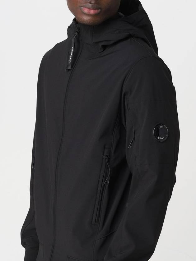 Shell R Lens Patch Casual Hooded Jacket Black - CP COMPANY - BALAAN 5