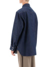 Button Up Denim Long Sleeve Shirt Blue - ACNE STUDIOS - BALAAN 4