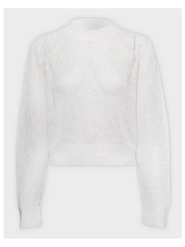 24 Pointelle Pullover Sweater O0416703 100 - THEORY - BALAAN 1