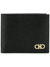 Gancini Half Wallet Black - SALVATORE FERRAGAMO - BALAAN 2