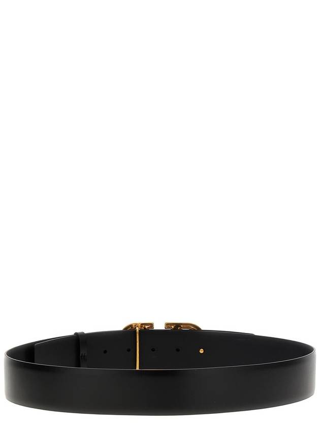 Signature Calfskin Belt Black - VALENTINO - BALAAN 3