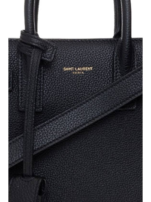 Sac De Jour Tote Bag Black - SAINT LAURENT - BALAAN 6