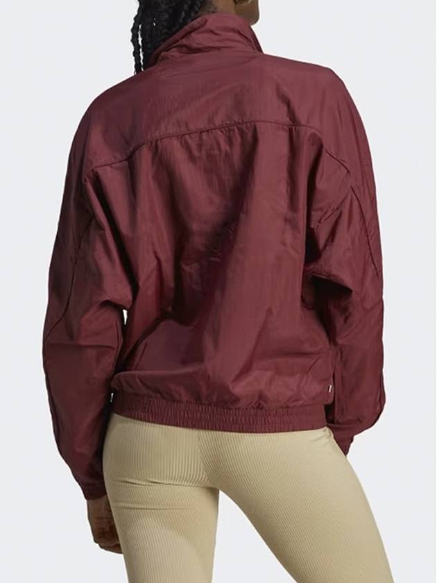 ESS Track Top Windbreaker Jacket IC5309 Burgundy WOMENS UK M - ADIDAS - BALAAN 2