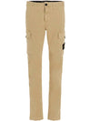 Waffen Patch Cargo Straight Pants Beige - STONE ISLAND - BALAAN 2