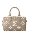 Speedy Bandouliere 20 Monogram Empreinte Leather Tote Bag Grey - LOUIS VUITTON - BALAAN 5