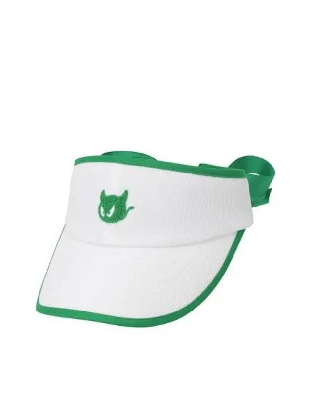 Golf Women s Ribbon Sun Visor Cap WGRCX24201GRX Domestic Product GQ0Z24052809499 - WAAC - BALAAN 1