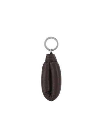 Wadded Soft Grained Leather Key Holder Brown - LEMAIRE - BALAAN 1