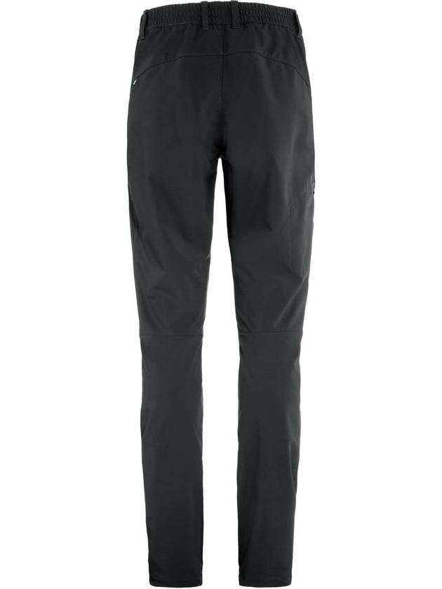 Women's Abisko Trail Stretch Trousers Black - FJALL RAVEN - BALAAN 3