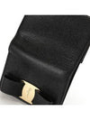 Vara Bow Gloss Flap Half Wallet Black - SALVATORE FERRAGAMO - BALAAN 7