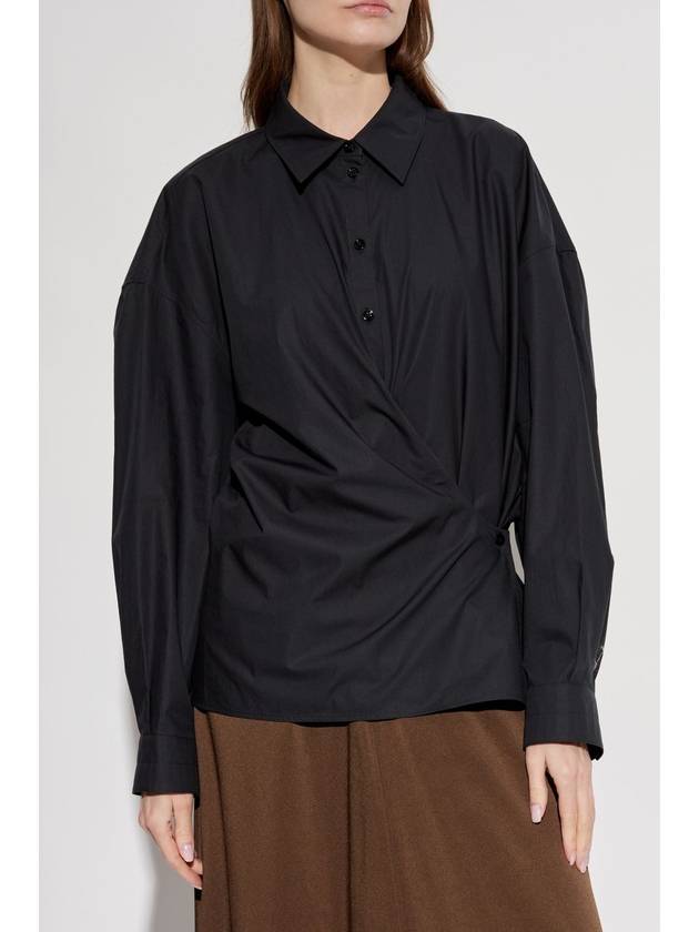 Lemaire Cotton Shirt, Women's, Black - LEMAIRE - BALAAN 3