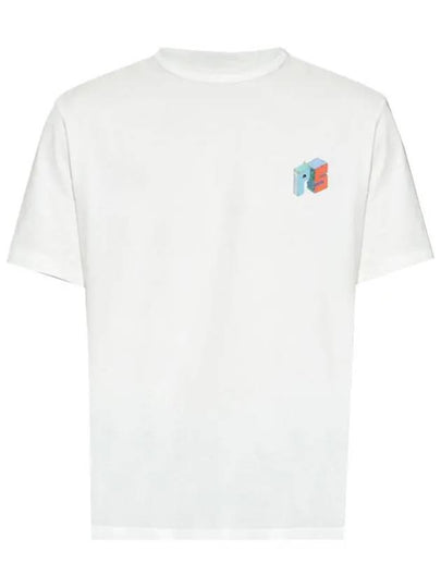 Jack World Back Printing Cotton Short Sleeve T-Shirt Ivory - PAUL SMITH - BALAAN 2