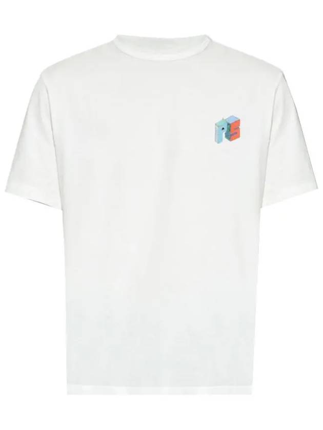 Jack World Back Printing Cotton Short Sleeve T-Shirt Ivory - PAUL SMITH - BALAAN 2