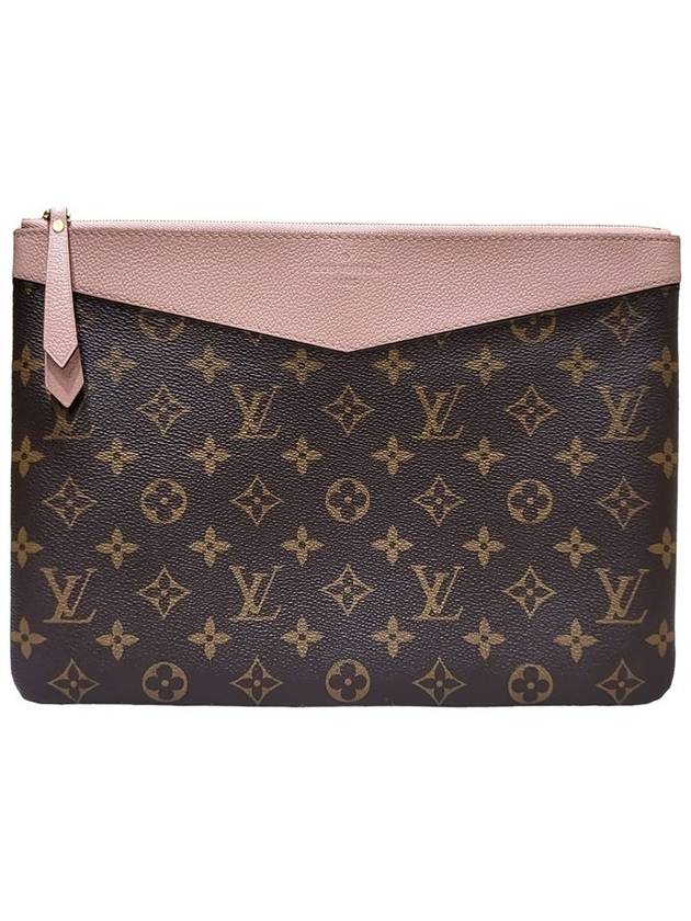 Women s M62942 Monogram Rose Daily Clutch - LOUIS VUITTON - BALAAN 1