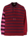 Lirio Wool Polo Knit Top Burgundy - ISABEL MARANT - BALAAN 2