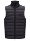 Tarn Logo Patch Down Vest Black - MONCLER - BALAAN 1