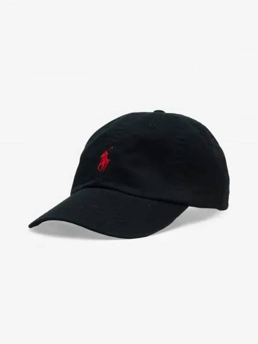 Embroidered Pony Ball Cap Black - POLO RALPH LAUREN - BALAAN 2