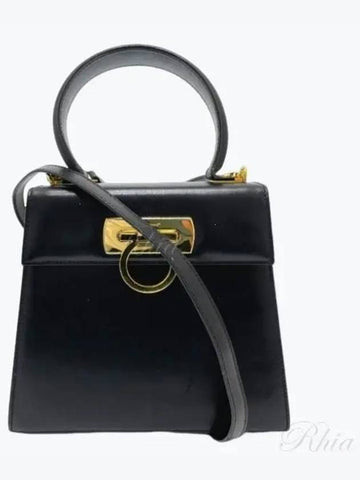 Ferragamo Kelly bag small black 212193 - SALVATORE FERRAGAMO - BALAAN 1